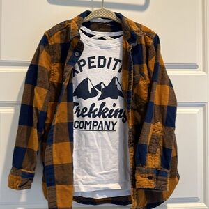 Boys fall shirt outfit bundle (3/4 H&M)